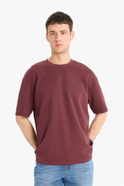 Oversize Fit Crew Neck Short Sleeve T-Shirt