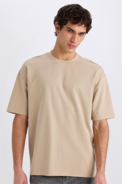 Oversize Fit Crew Neck Short Sleeve T-Shirt