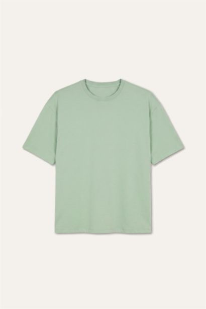 Oversize Pamuklu Tişört