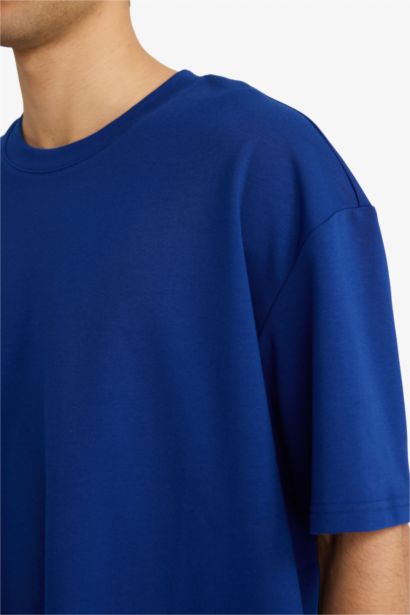 Oversize Fit Crew Neck Short Sleeve T-Shirt