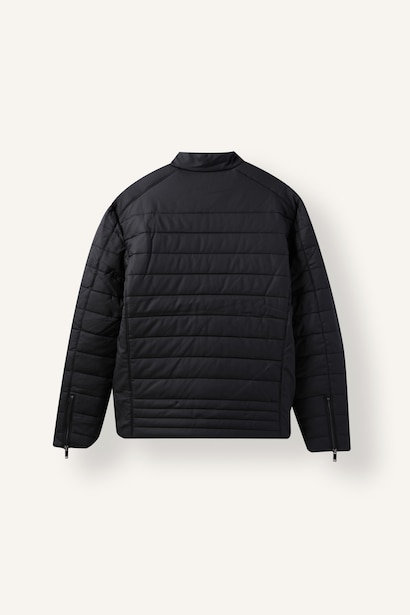 Zipper Faux Leather Jacket