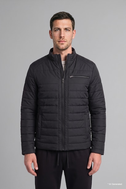 Zipper Faux Leather Jacket