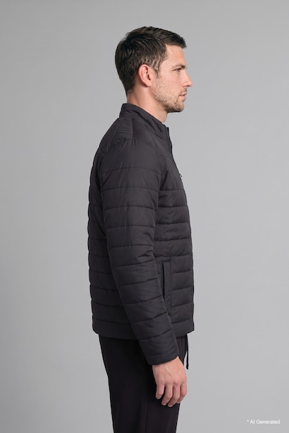 Zipper Faux Leather Jacket