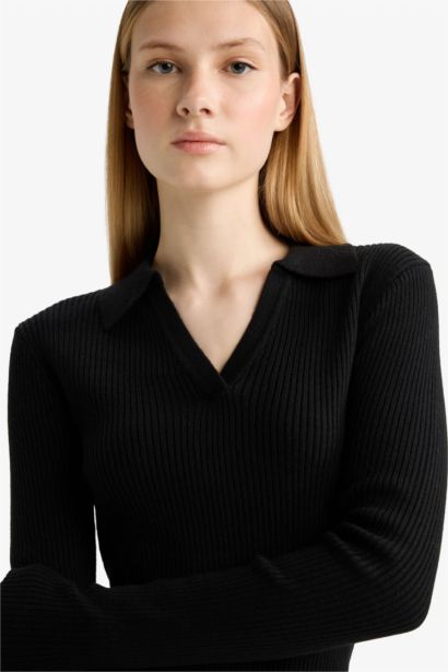 بلوز تريكو سليم فيت بياخة بولو