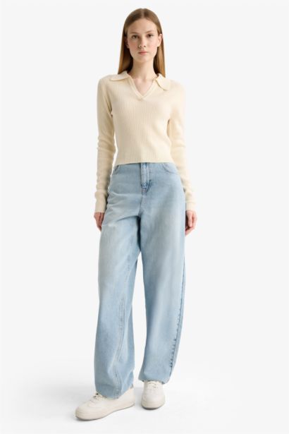 بلوز تريكو سليم فيت بياخة بولو