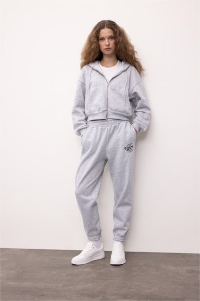 Printed Basic Jogger Sweatpants