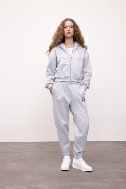 Printed Basic Jogger Sweatpants