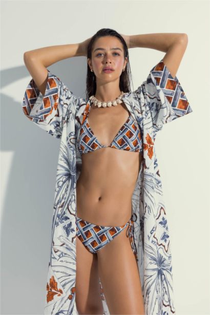 Nefes Istanbul X Defacto Patterned Bikini Bottoms