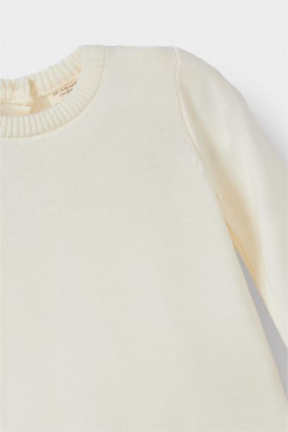 Baby Girl Regular Fit Crew Neck Pullover