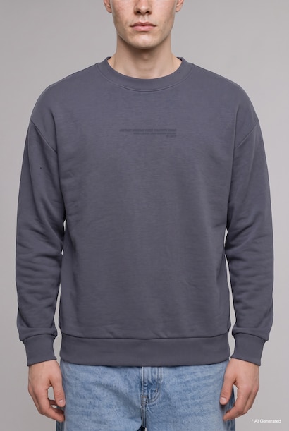 Boxy Fit свитшот