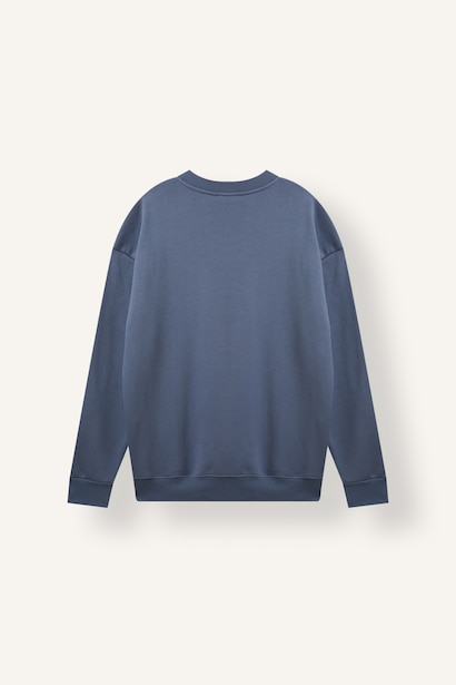 Boxy Fıt Baskılı Sweatshirt