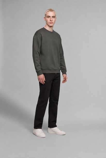 Boxy Fıt Baskılı Sweatshırt