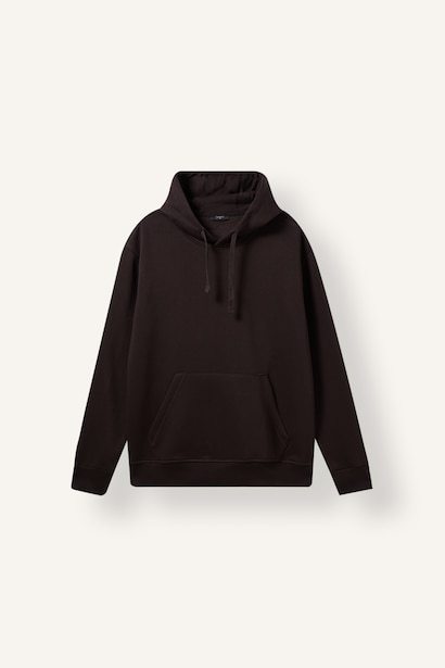 Regular Fit Kapüşonlu Basic Sweatshirt