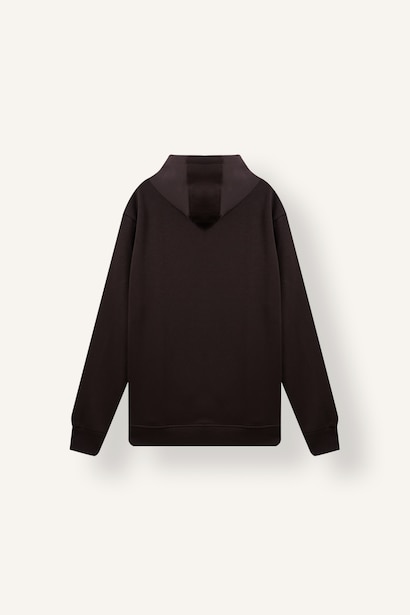 Regular Fit Kapüşonlu Basic Sweatshirt