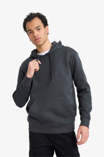 Regular Fit Long Sleeve Hoodie