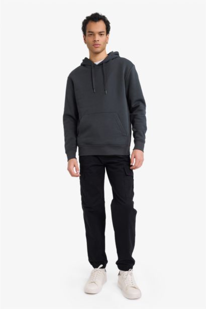 Regular Fit Long Sleeve Hoodie