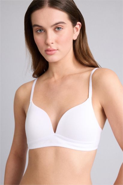 Fall in Love с кружевом из хлопка с чашечками с чашечками без косточек бюстгальтер