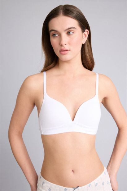 Fall in Love с кружевом из хлопка с чашечками с чашечками без косточек бюстгальтер