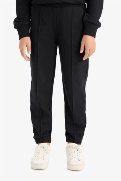 Girl Basic Elastic Waist Jogger Sweatpants
