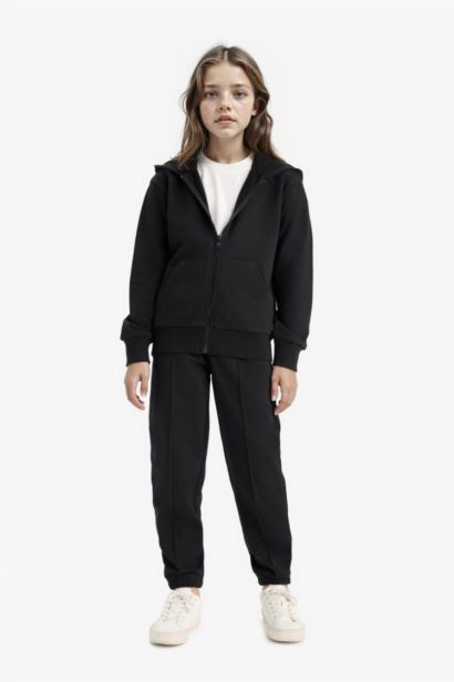 Girl Basic Elastic Waist Jogger Sweatpants