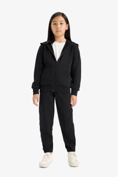 Girl Basic Elastic Waist Jogger Sweatpants