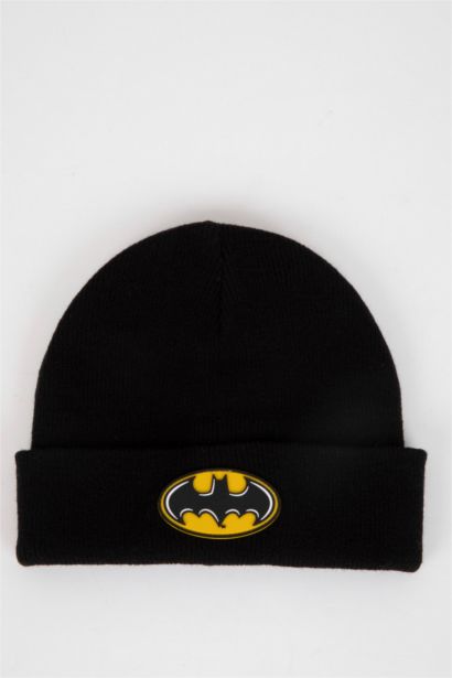 Boy Batman Label Beanie