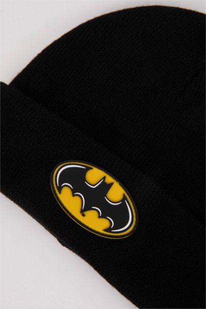 Boy Batman Label Beanie