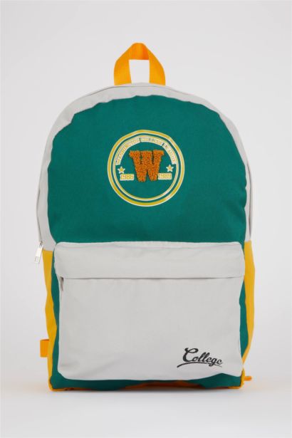 Erkek Çocuk Kendi Kendini Onaran Su Tutmayan Kumaş Sırt Çantası