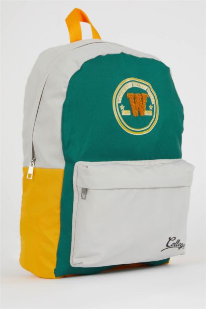 Erkek Çocuk Kendi Kendini Onaran Su Tutmayan Kumaş Sırt Çantası