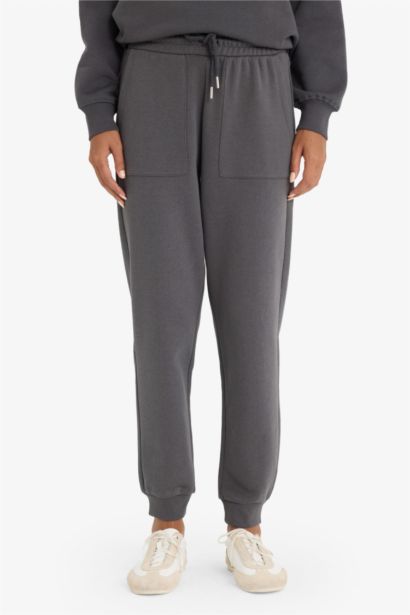 jogger Basic Thick Sweatshirt Fabric Trousers