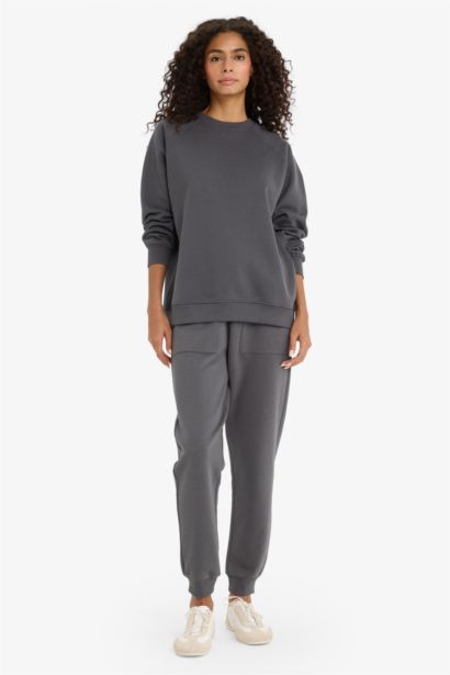 Oversize Fit Basic Sweatshirt