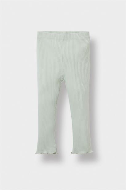 طقم بناتي بنقشة الزهور مضلع - قطعتين