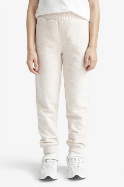 Girl Standard Fit Basic Elastic Waist Jogger Sweatpants