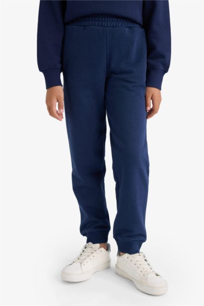 Girl Standard Fit Basic Elastic Waist Jogger Sweatpants