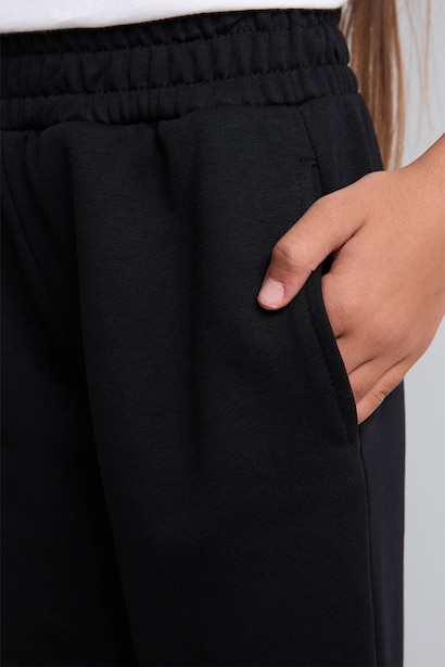 Girl Jogger Fit Elastic Waist Sweatpants
