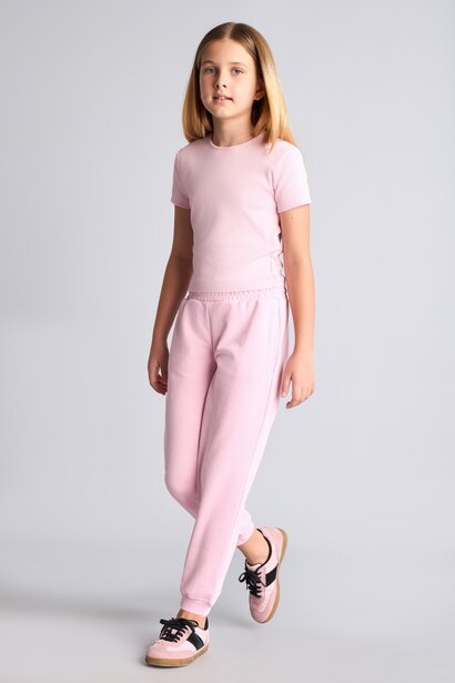 Girl Elastic Waist Jogger Sweatpants