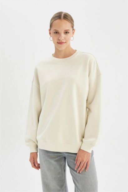 Back to School Oversize Thick Sweatshirt