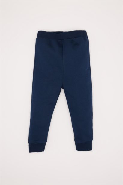 Baby Boy Color Block Soft Furry Inside Sweatshirt Sweatpants 2 Piece Set