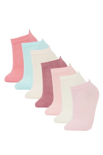 شرابات قصيرة بناتي قطن من 7 قطع