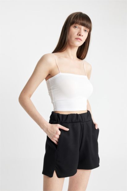 Cropped Fıt Pamuklu Atlet