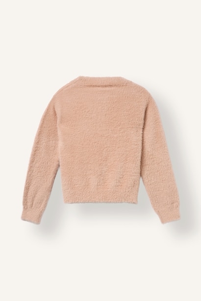 Girl Regular Fit Crew Neck Pullover