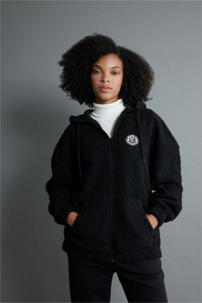 үлкен пішім бас киімді шерпа Кардиган