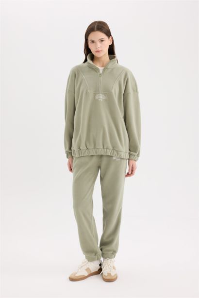 Oversıze Polar Sweatshirt