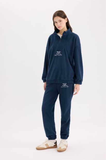 Oversıze Polar Sweatshirt