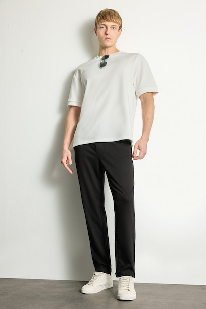 Pantalon à revers Coupe tailleur