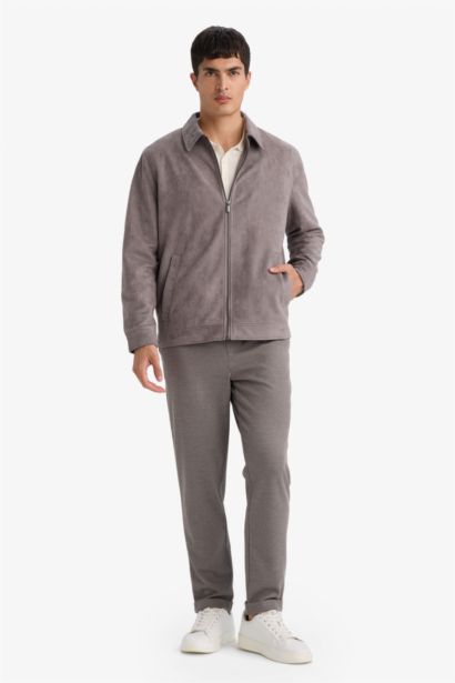 Tailored Fit Double Hem Trousers