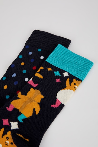 2 piece Cotton Funny Socks