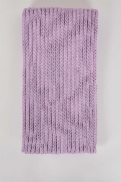 Ensemble écharpe et bonnet basiques pour fille