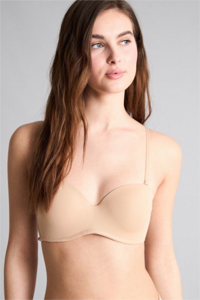 Half Padded Underwired Strapless Bra