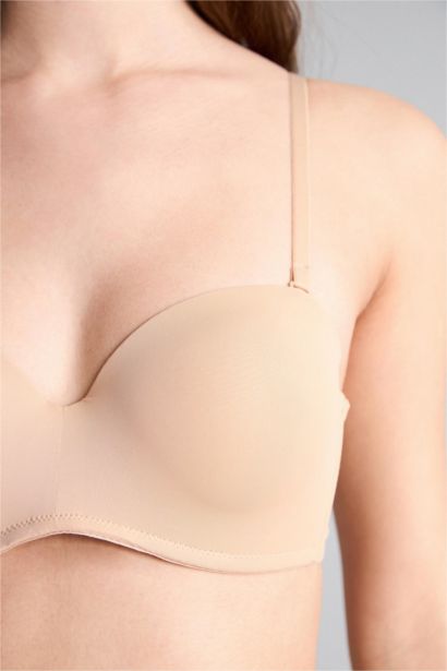 Half Padded Underwired Strapless Bra